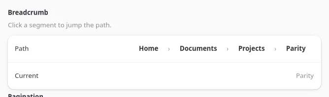 The Breadcrumb path control on GNOME (GTK)